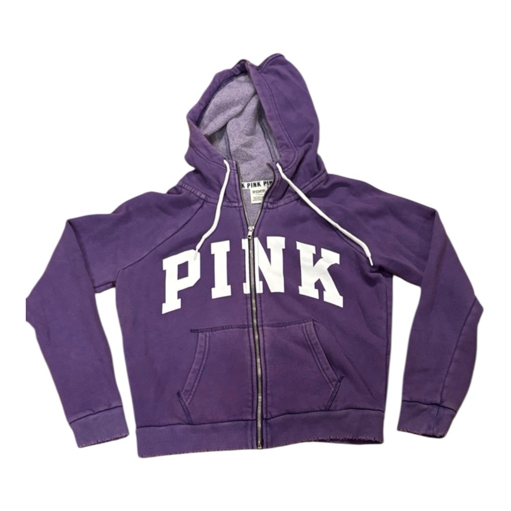 NWOT Victoria's Secret Purple Hoodie Jacket